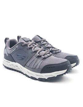 SKECHERS 51591 GRIS-NEGRO