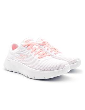 SKECHERS 124952 BLANCO-ROSA