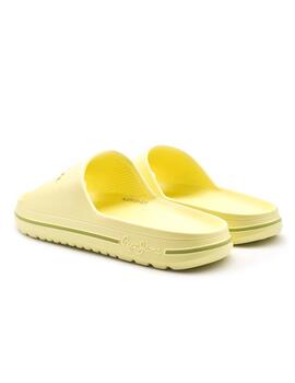 PEPE JEANS BEACH SLIDE W LEMON