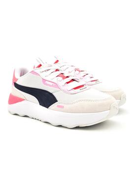 PUMA RUNTAMED PLATFORM BLANCO/NEGRO/GRIS/ROSA