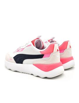 PUMA RUNTAMED PLATFORM BLANCO/NEGRO/GRIS/ROSA