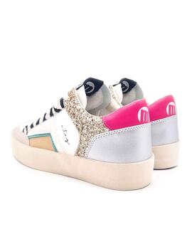 MUSTANG 60843 BLANCO-CHAMPAGNE-FUCSIA-TURQUESA