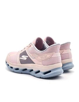 SKECHERS 125121 GRIS-TAUPE-ROSA