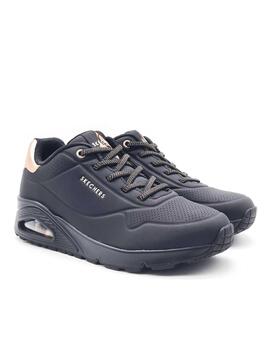 SKECHERS 155196 NEGRO (SUELA NEGRA)