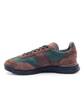 RALPH LAUREN VARICK-SNEAKERS-LOW TOP LACE CHOCOLAT
