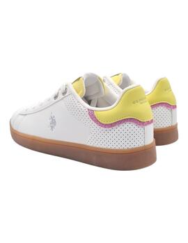 POLO MAYA BLANCO-AMARILLO