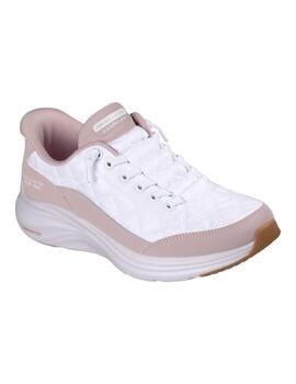 SKECHERS 150404 BLANCO-ROSA