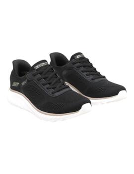 SKECHERS 117497 NEGRO-ORO