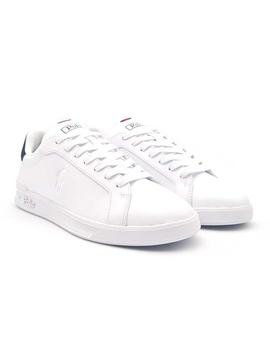 RALPH LAUREN HRT CT II-SNEAKERS-HIGH TOP LACE BLAN