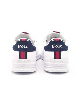 RALPH LAUREN HRT CT II-SNEAKERS-HIGH TOP LACE BLAN