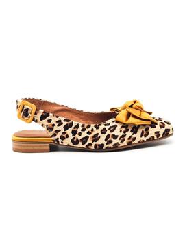 SALONISIMOS THELMA LEOPARDO/RASO ORO