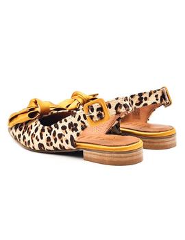 SALONISIMOS THELMA LEOPARDO/RASO ORO