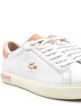 LACOSTE 44SFA0065 BLANCO-ROSA
