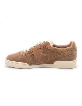 RALPH LAUREN CRT PP LOW TOP CAMEL