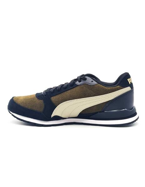 Zapatillas Puma ST Runner v3 Mesh textil deportivas Puma con cordones azul  marino y blanco