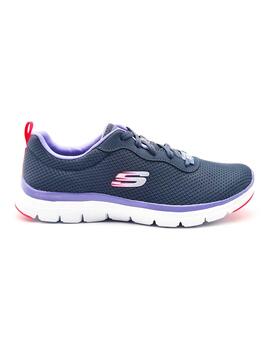 SKECHERS 149303 GRIS-AZUL