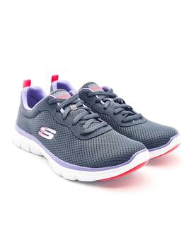 SKECHERS 149303 GRIS-AZUL