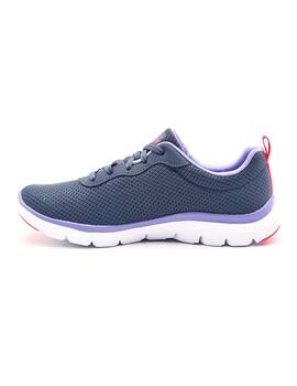 SKECHERS 149303 GRIS-AZUL